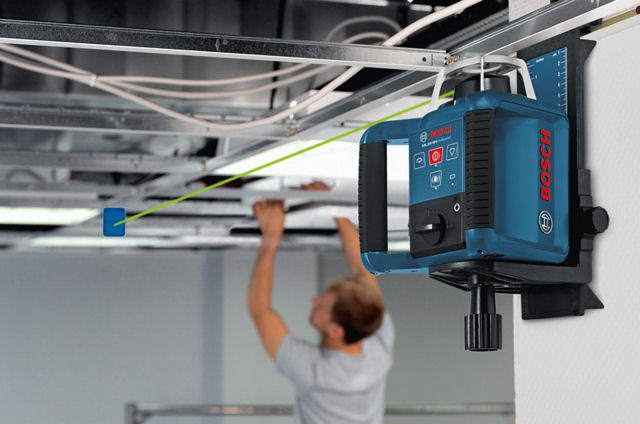 Bosch Rotationslaser GRL 300 HVG mit grüner Laserlinie